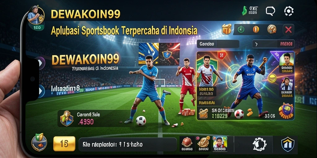 Tampilan DEWAKOIN99 dengan fitur taruhan olahraga paling menarik.