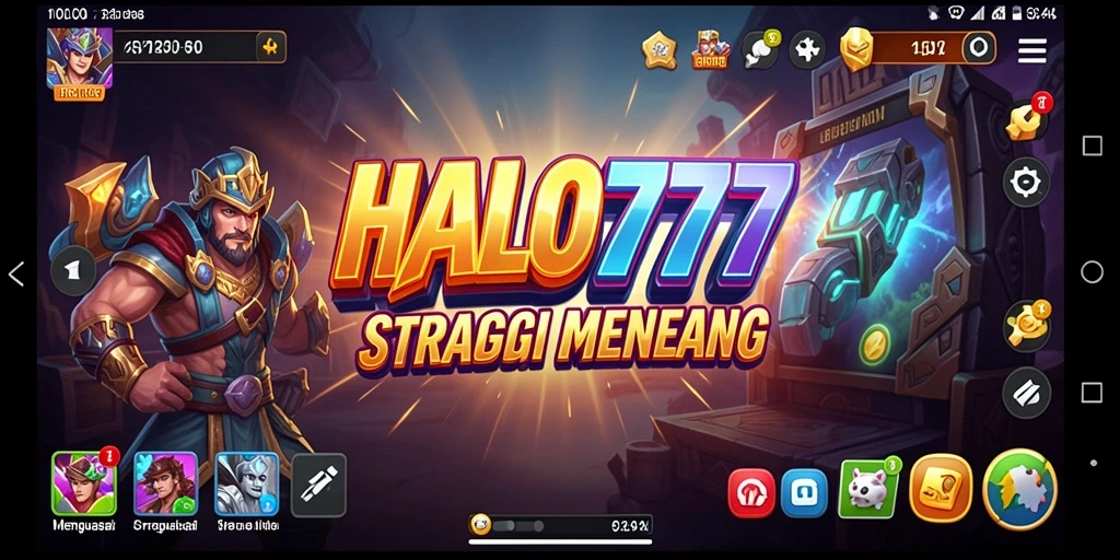 Screenshot utama HALO777 menunjukkan pertarungan strategi yang intens.