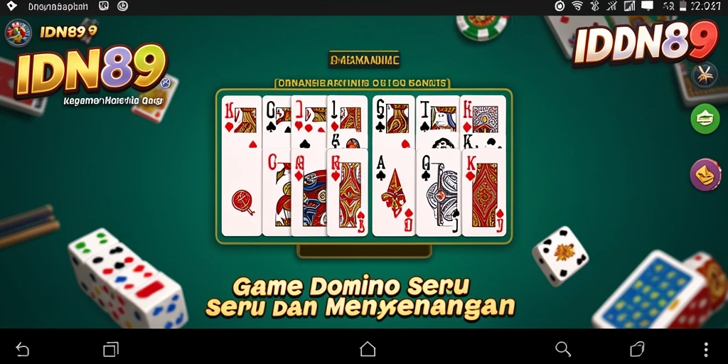 Screenshot gameplay IDN89 yang menunjukkan keseruan bermain Domino.
