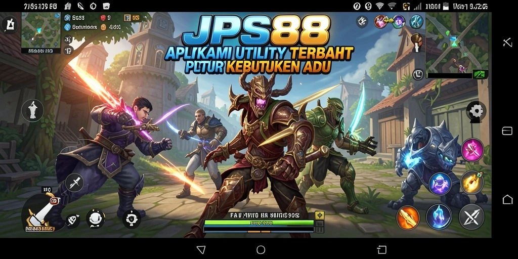 Tampilan antarmuka JPS88 yang sederhana dan fungsional.