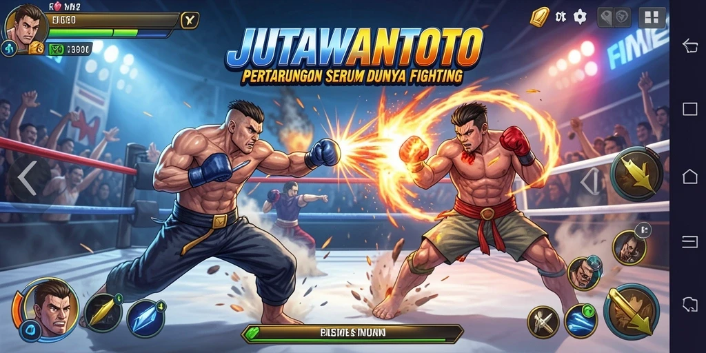 Tampilan gameplay JUTAWANTOTO yang penuh aksi dan seru.