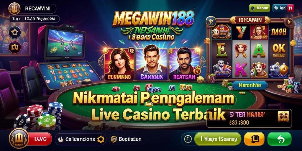 Gameplay menarik dalam MEGAWIN188 dengan dealer profesional.