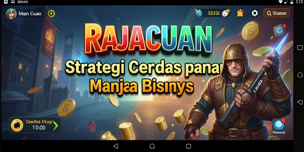 Screenshot RAJACUAN menampilkan aksi strategi yang mendebarkan.