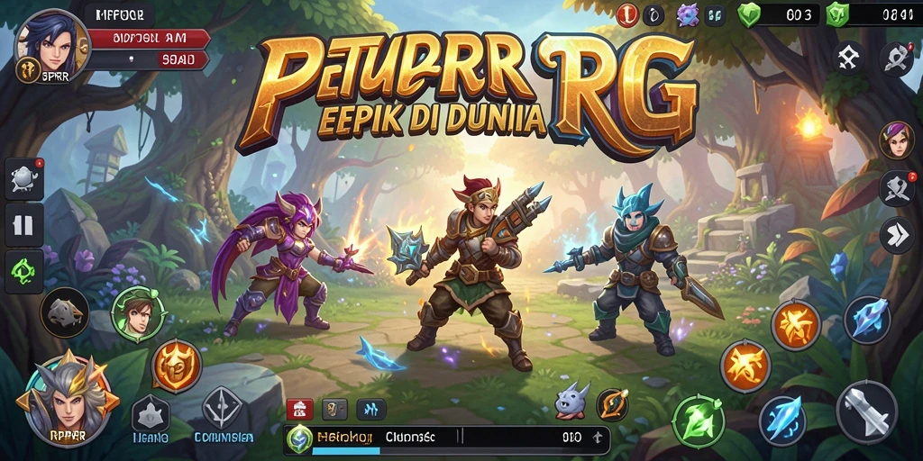 Gameplay RPRR yang menampilkan pertarungan seru dan eksplorasi dunia fantastis.