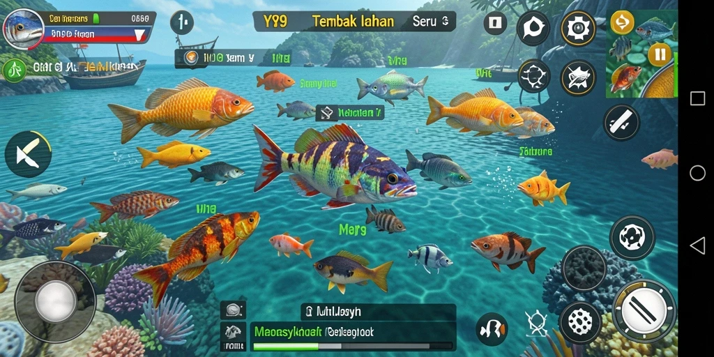 Gameplay seru dan dinamis di Y89 Tembak Ikan.