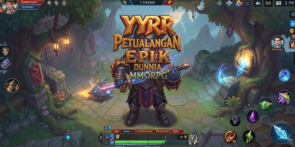 Tampilan menarik gameplay YYRR dengan petualangan seru dan pertarungan intens.